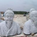 牡丹江 白麻花岗岩石材人物立体雕刻