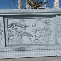 牡丹江 芝麻白大型照壁，屏风，影壁