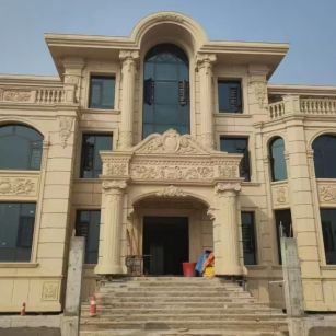 牡丹江 黄金麻花岗岩别墅外墙干挂