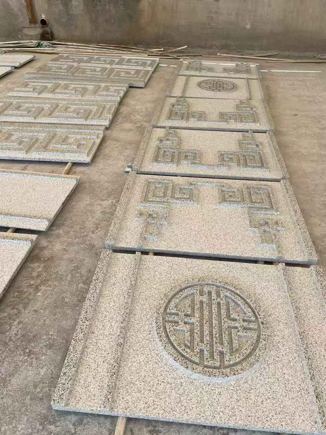 牡丹江 白麻花岗岩外墙立面雕刻板