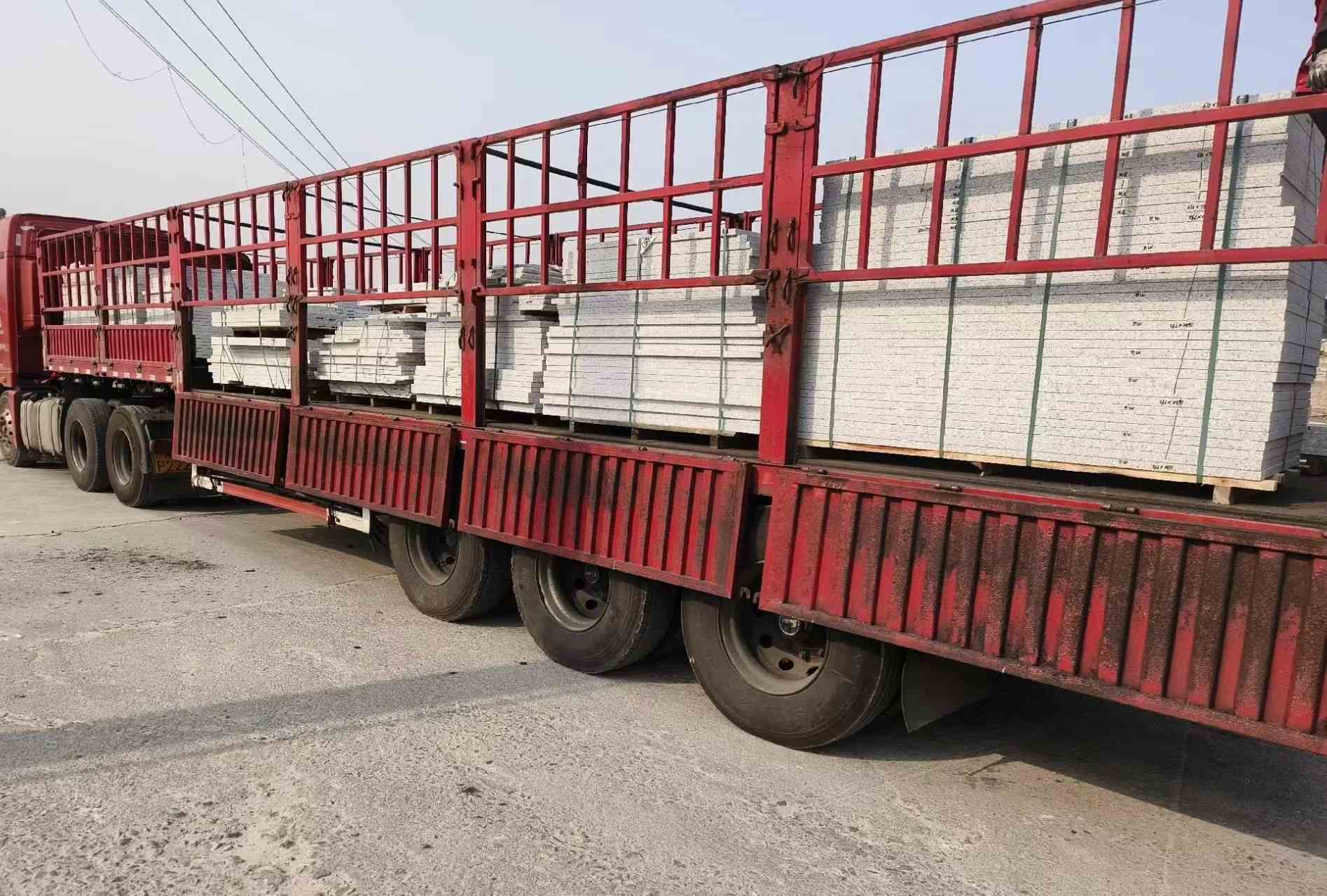 牡丹江 白麻荔枝面外墙干挂，工厂装车日常