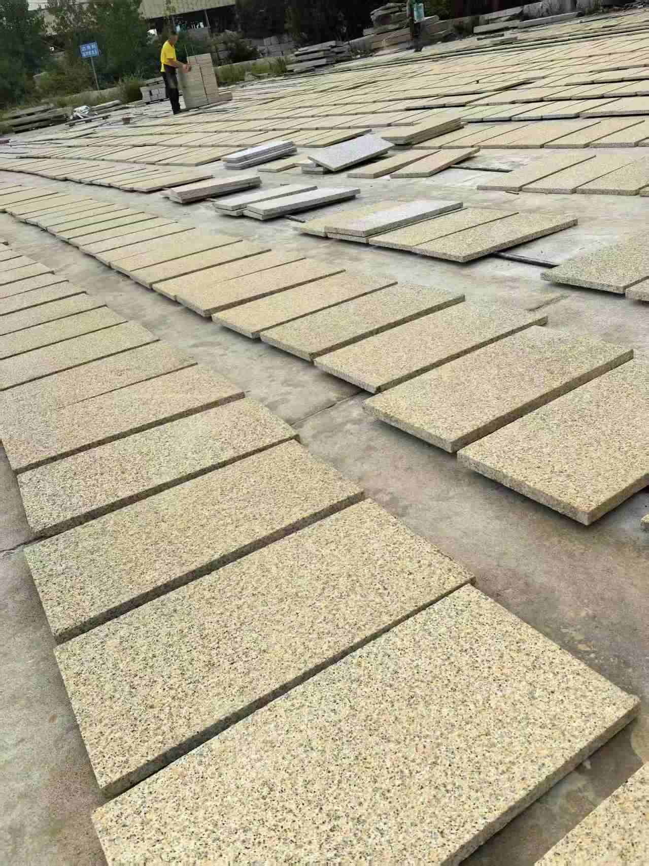 牡丹江 黄金麻荔枝地铺石面排板