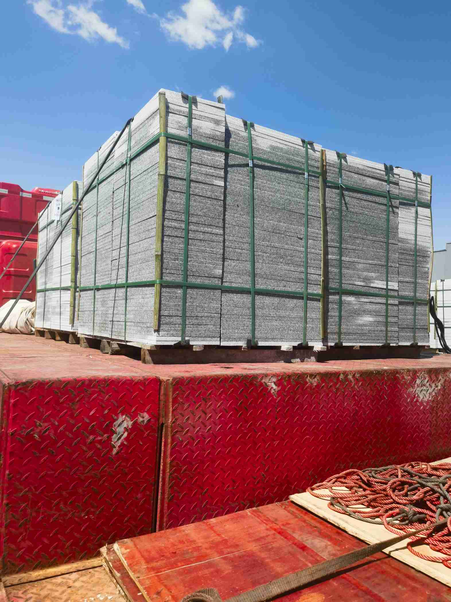 牡丹江 芝麻白火烧规格板地铺石300*600/600*600