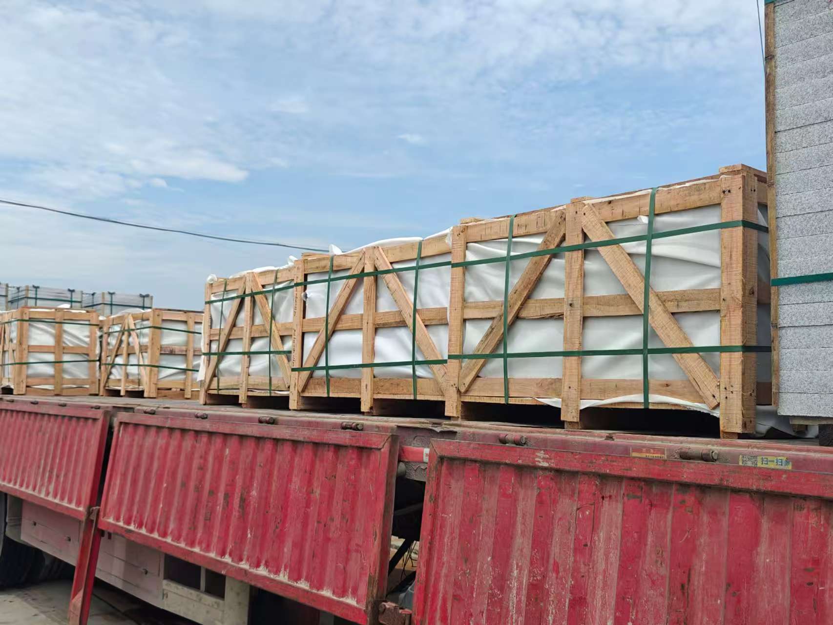 牡丹江 芝麻白花岗岩地铺石出口专车-泰国游