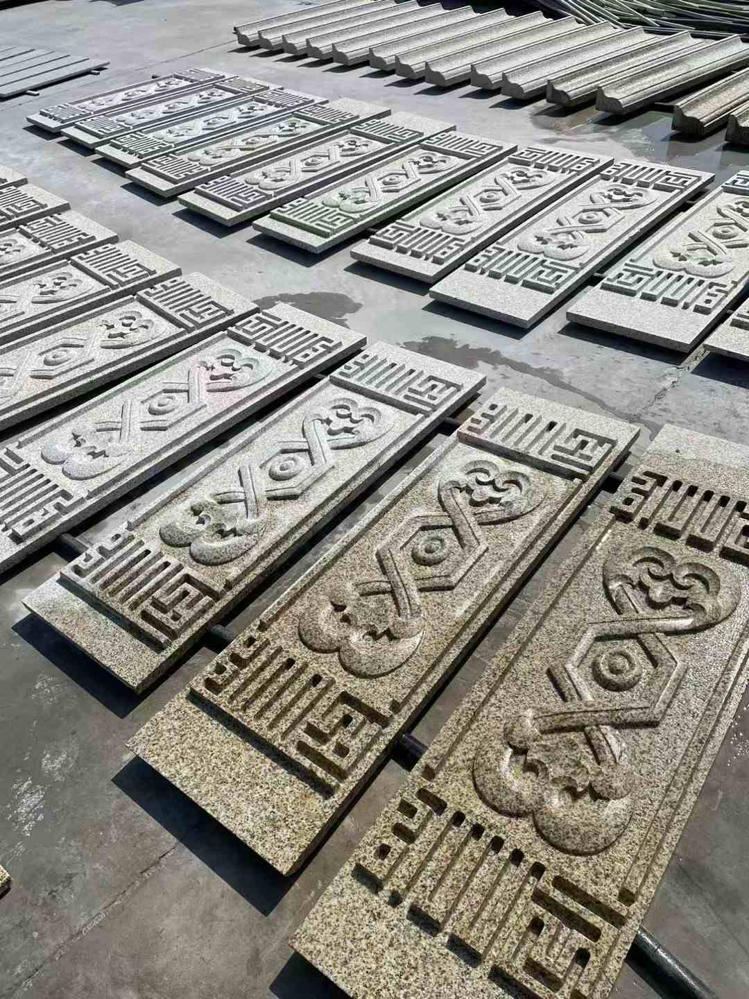 牡丹江 黄金麻花岗岩外墙雕刻板